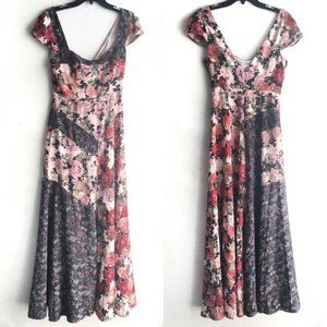 FREE PEOPLE La Fleur Floral Maxi Dress